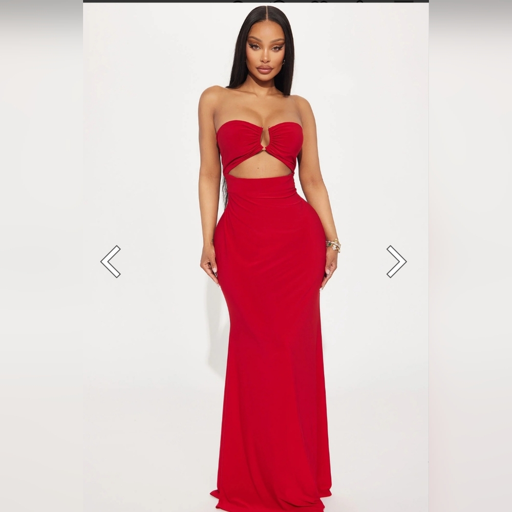 Long Red Dress